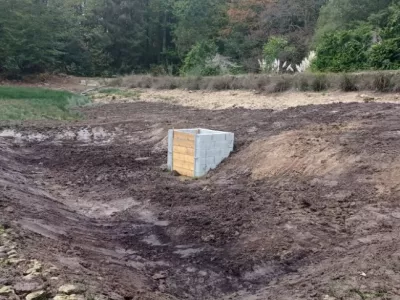 Réalisation d’un batard d’eau pour sediments